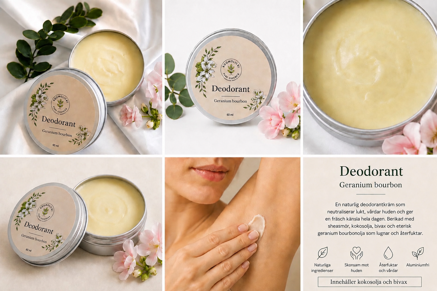 Deodorant – Geranium Bourbon 60 ml
